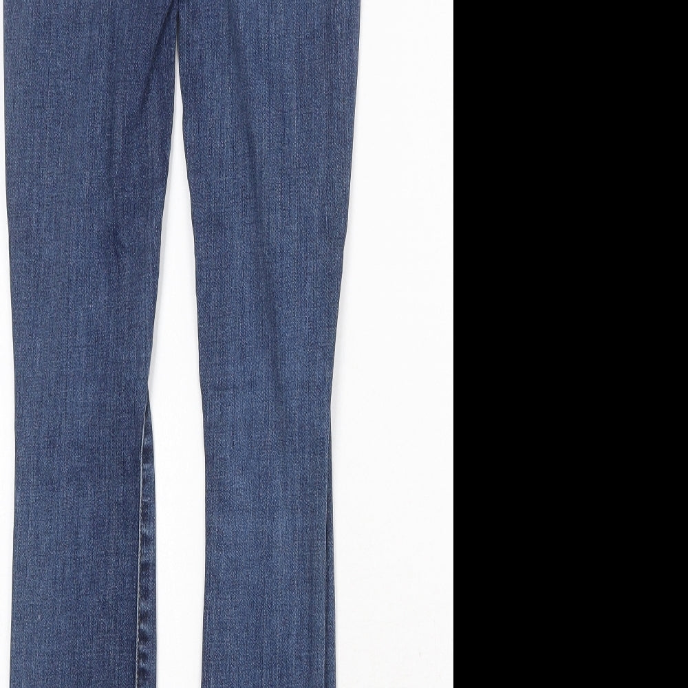 Gap Womens Blue Cotton Skinny Jeans Size 26 in Regular Zip