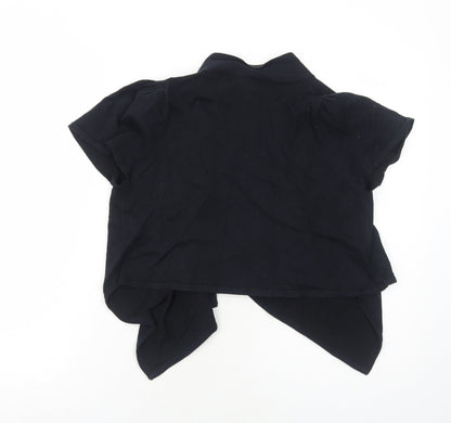 Womens UK Size 14 South Black Cardigan Jumper