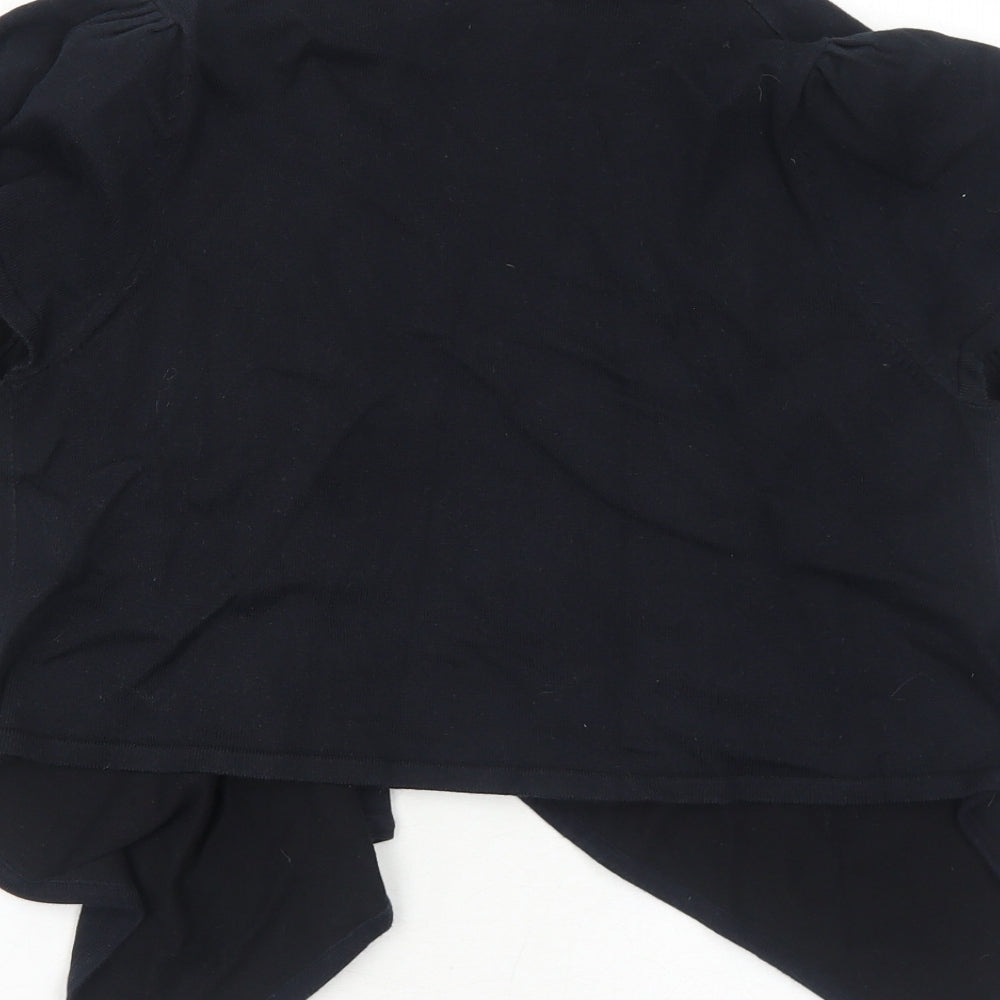 Womens UK Size 14 South Black Cardigan Jumper