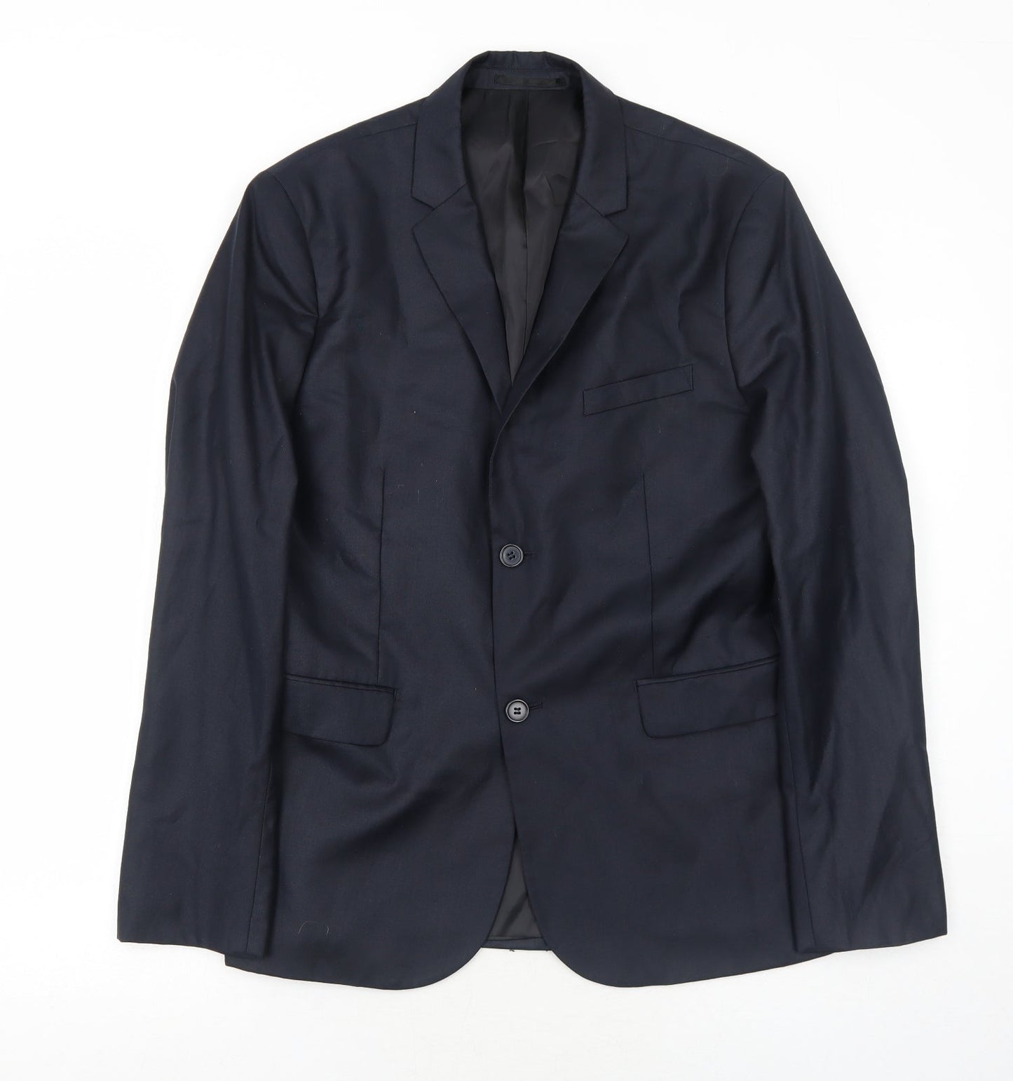 Mens UK Size 42 H&M Regular Blue Suit Jacket