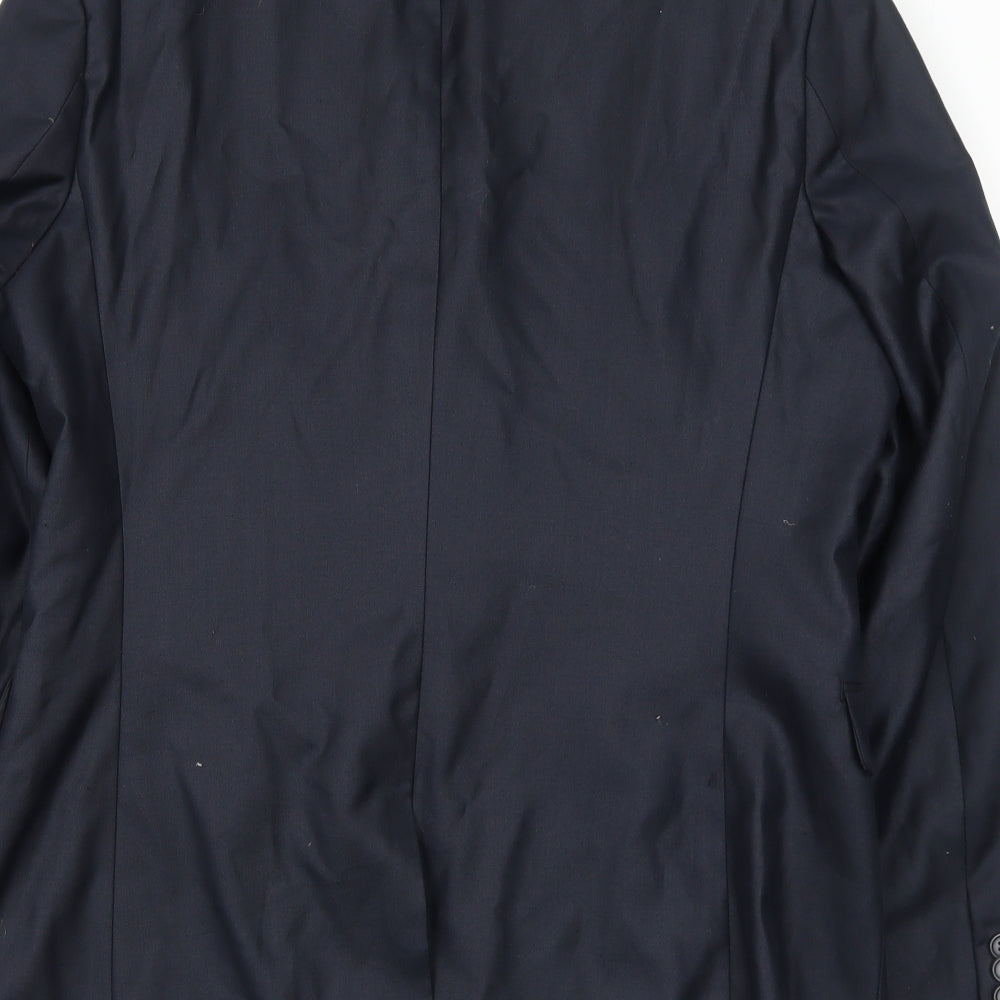 Mens UK Size 42 H&M Regular Blue Suit Jacket