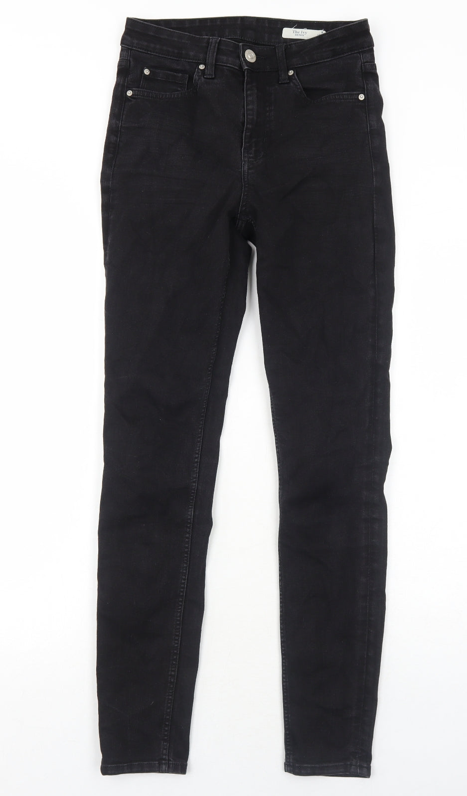 Womens UK Size 8 Marks and Spencer Regular Fit Skinny Black Jeans
