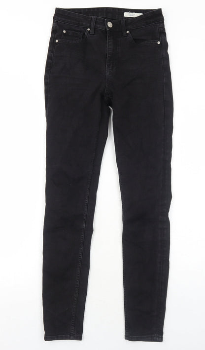 Womens UK Size 8 Marks and Spencer Regular Fit Skinny Black Jeans