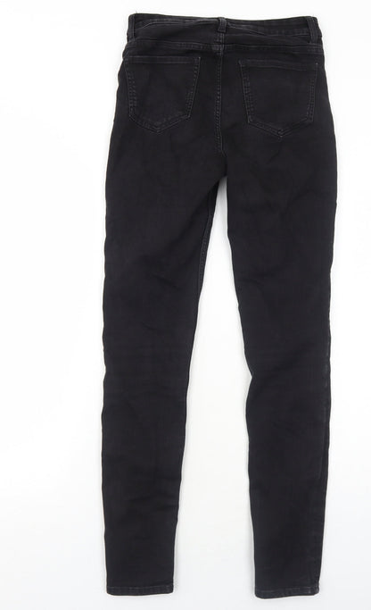 Womens UK Size 8 Marks and Spencer Regular Fit Skinny Black Jeans