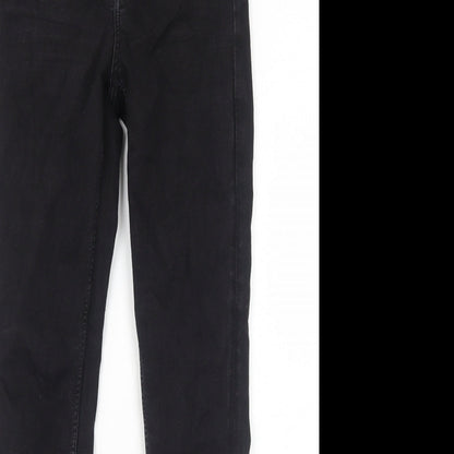 Womens UK Size 8 Marks and Spencer Regular Fit Skinny Black Jeans