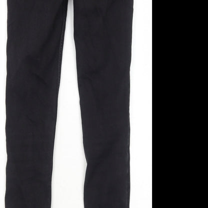 Womens UK Size 8 Marks and Spencer Regular Fit Skinny Black Jeans