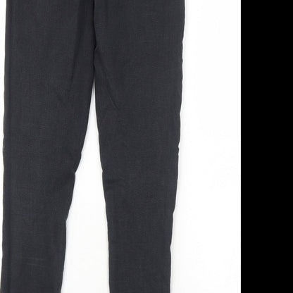 Parisian Collection Womens Black Cotton Skinny Jeans Size 10 Regular Zip