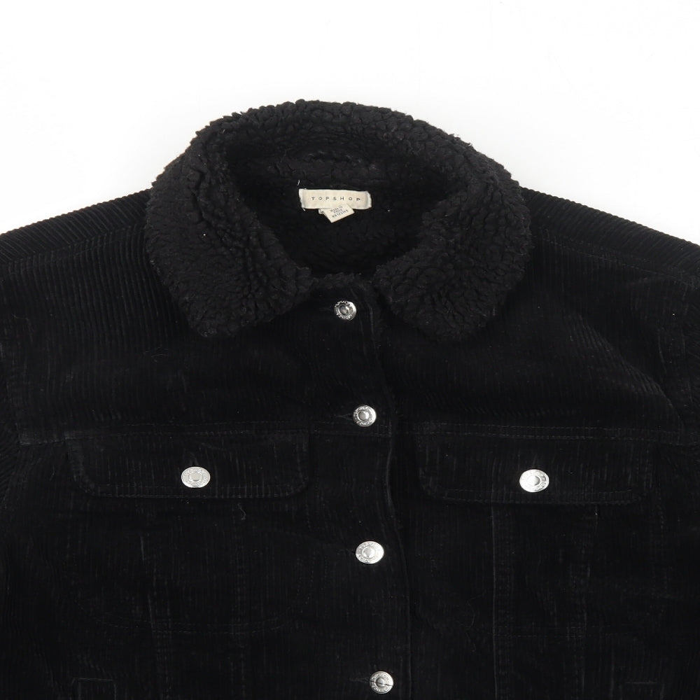 Womens UK Size 6 Topshop Black Jacket