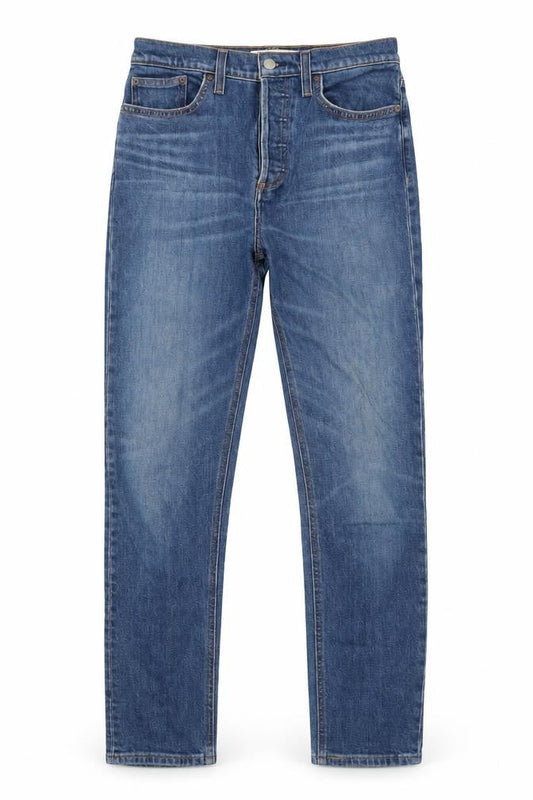 Mens UK Size 28 in Denim Forum Regular Fit Straight Blue Jeans
