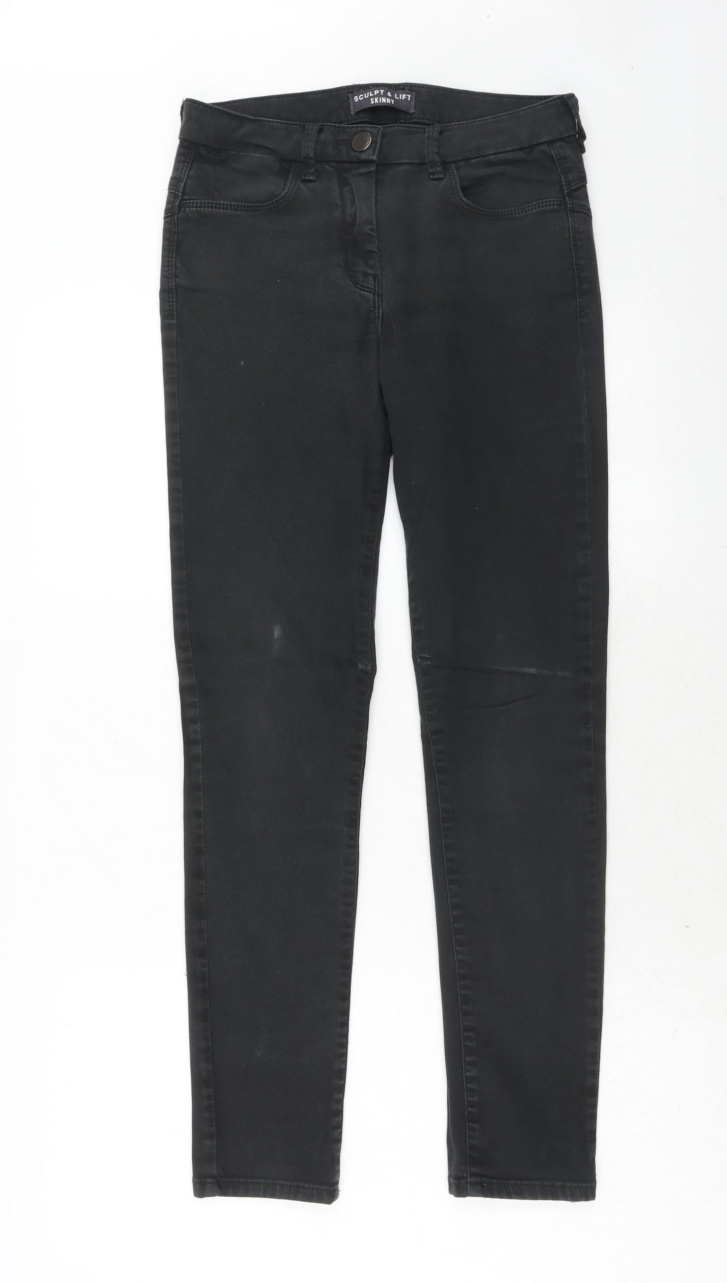 Womens UK Size 8 Marks and Spencer Regular Fit Skinny Grey Jeans