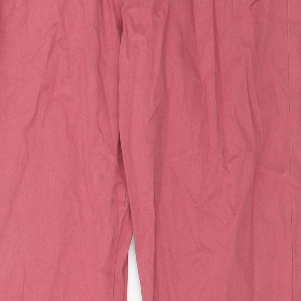 Mens UK Size 38 in BC London Regular Fit  Pink Trousers