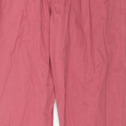 Mens UK Size 38 in BC London Regular Fit  Pink Trousers