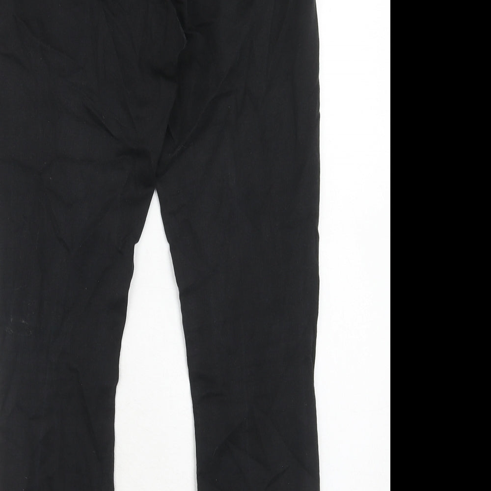 Topshop Womens Black Cotton Skinny Jeans Size 28 in L30 in Regular Zip