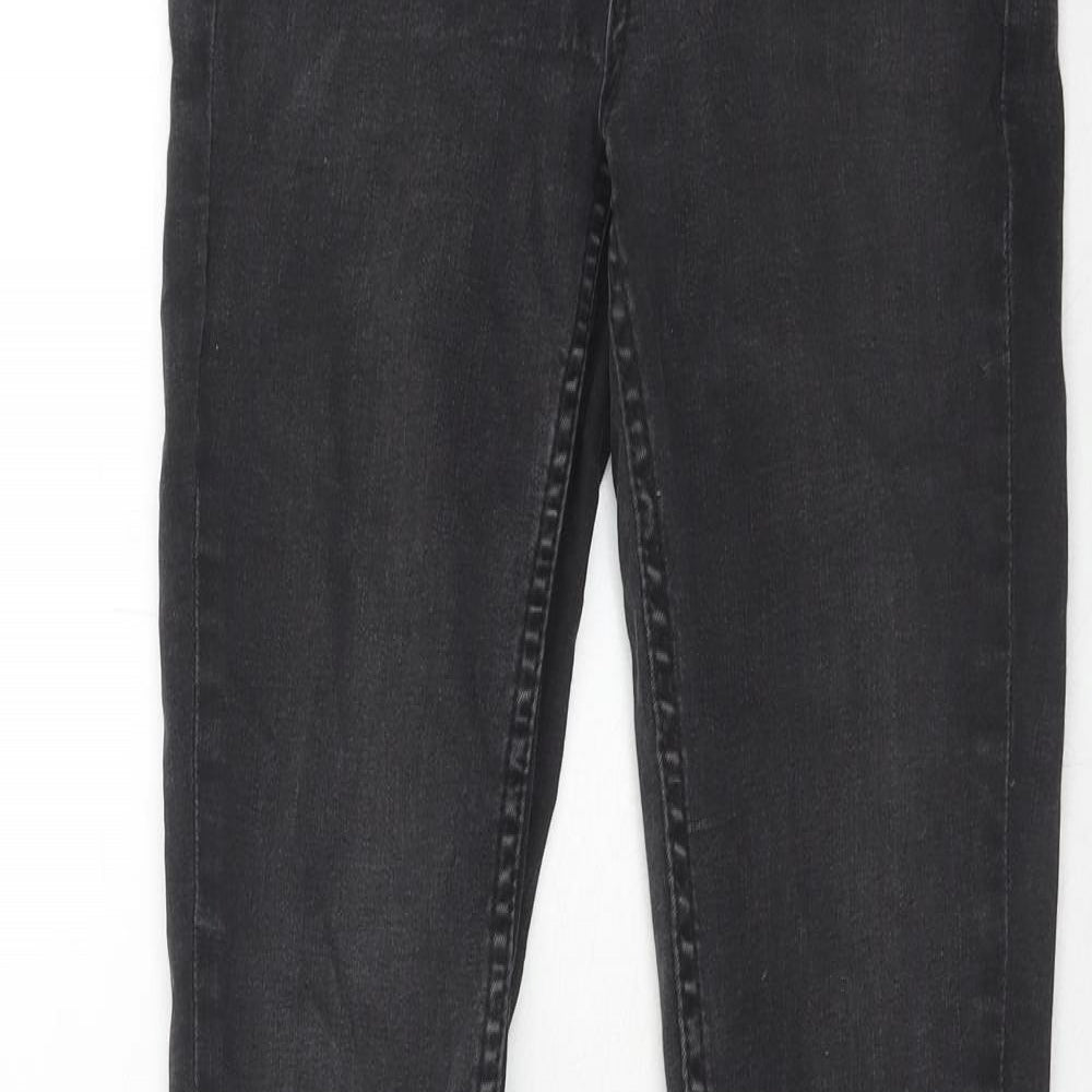 Oasis Womens Black Cotton Skinny Jeans Size 8 Regular Zip