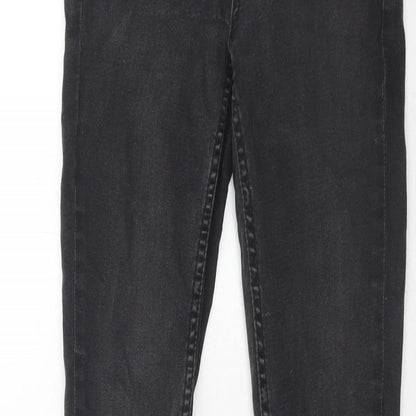 Oasis Womens Black Cotton Skinny Jeans Size 8 Regular Zip
