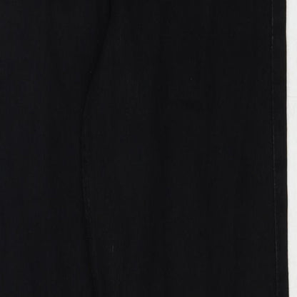 Social Tourist Womens Black Cotton Straight Jeans Size 24 in Regular Zip