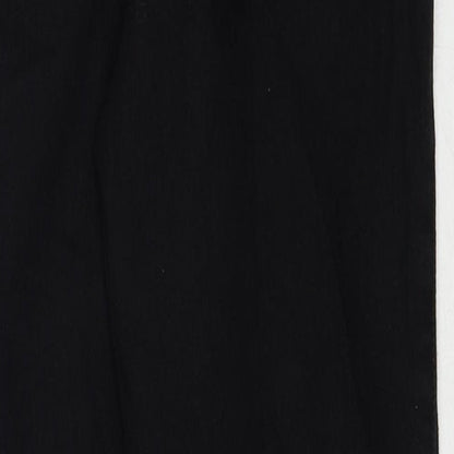 Social Tourist Womens Black Cotton Straight Jeans Size 24 in Regular Zip