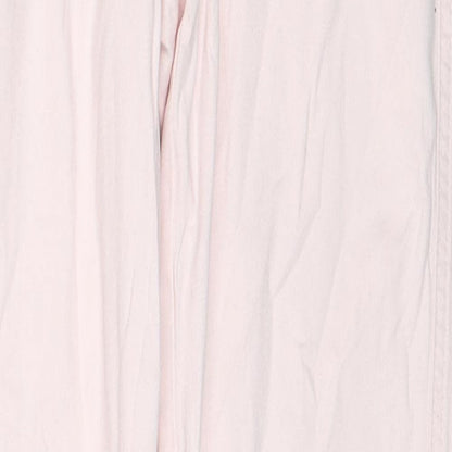 Masai Womens Pink Cotton Straight Jeans Size S Regular Zip