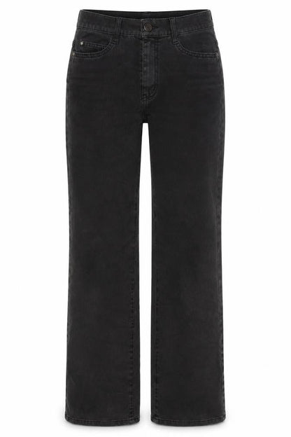 Womens UK Size 28 in Olsen Regular Fit Straight Black Jeans