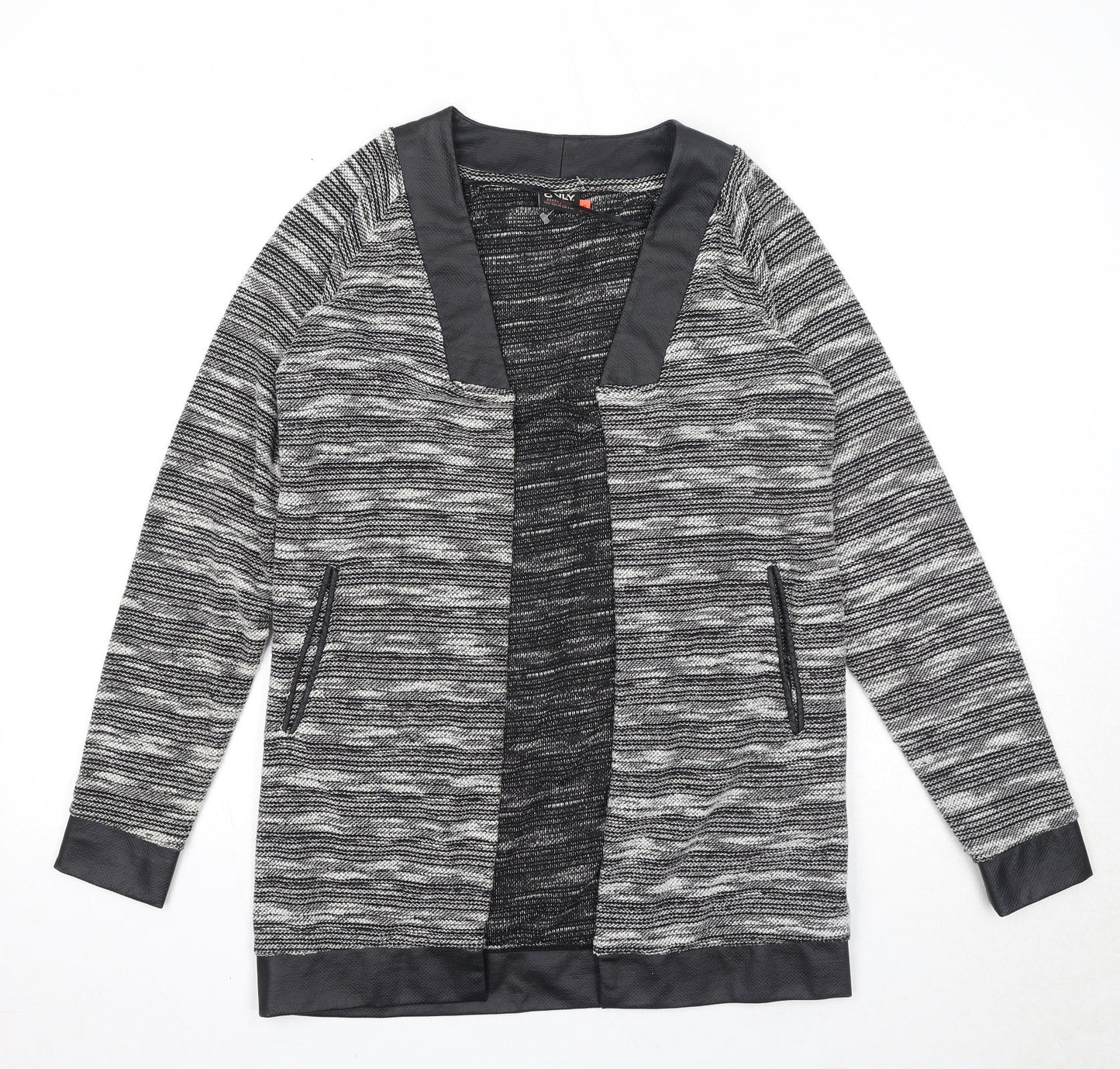 Womens UK Size S Only Black Cardigan Jumper
