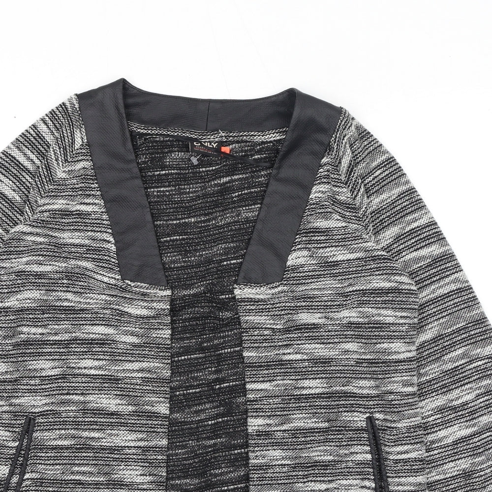 Womens UK Size S Only Black Cardigan Jumper