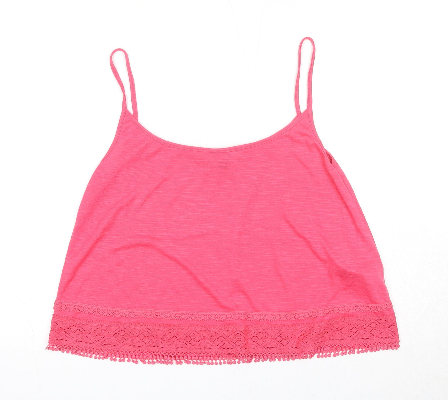 Womens UK Size 14 NEXT Pink Basic Tank