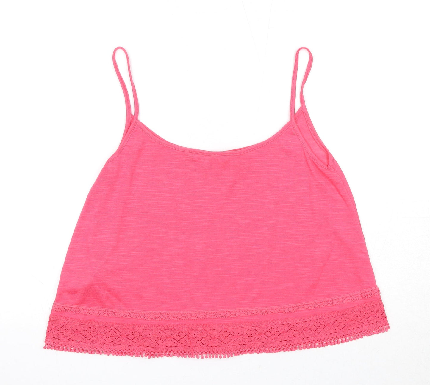 Womens UK Size 14 NEXT Pink Basic Tank