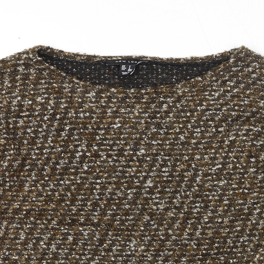 Womens UK Size S New Look Multicoloured Pullover Jumper