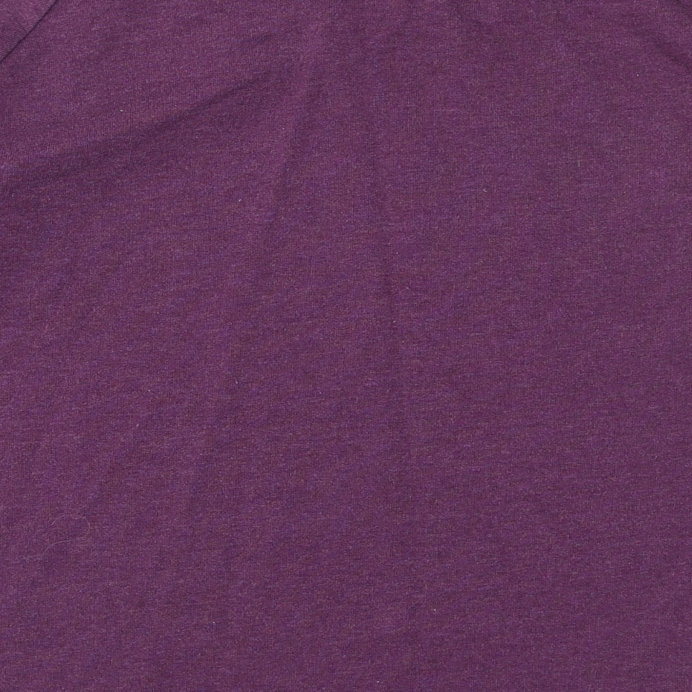 H&M Womens Purple Cotton Pullover Sweatshirt Size M Pullover - Meoow