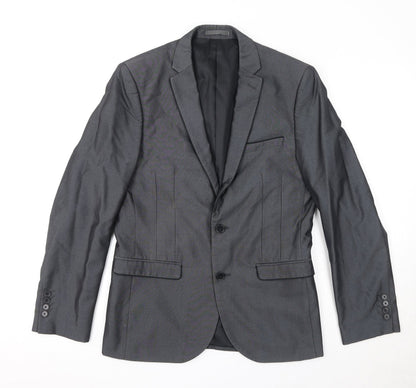 Mens UK Size 38 OneSixFive Regular Grey Suit Jacket