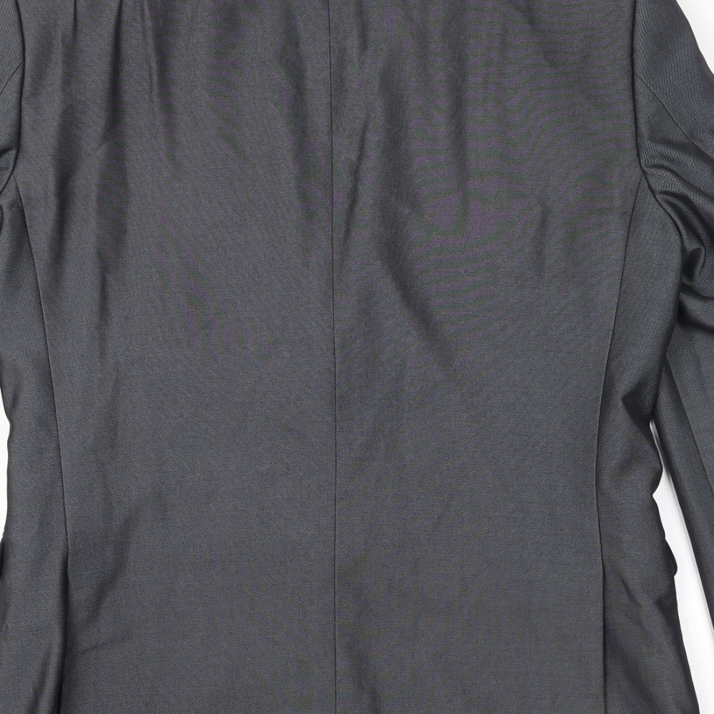 Mens UK Size 38 OneSixFive Regular Grey Suit Jacket
