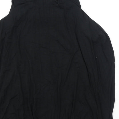 Womens UK Size 12 Cynthia Rowley Black Basic Blouse