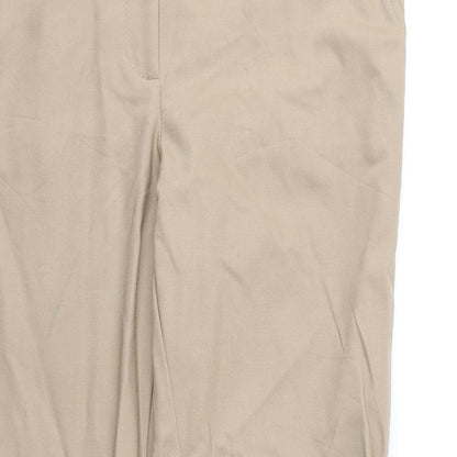 Womens UK Size 14 Marks and Spencer Regular Fit  Brown Trousers