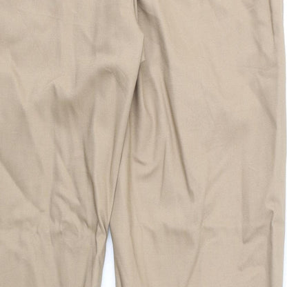 Womens UK Size 14 Marks and Spencer Regular Fit  Brown Trousers