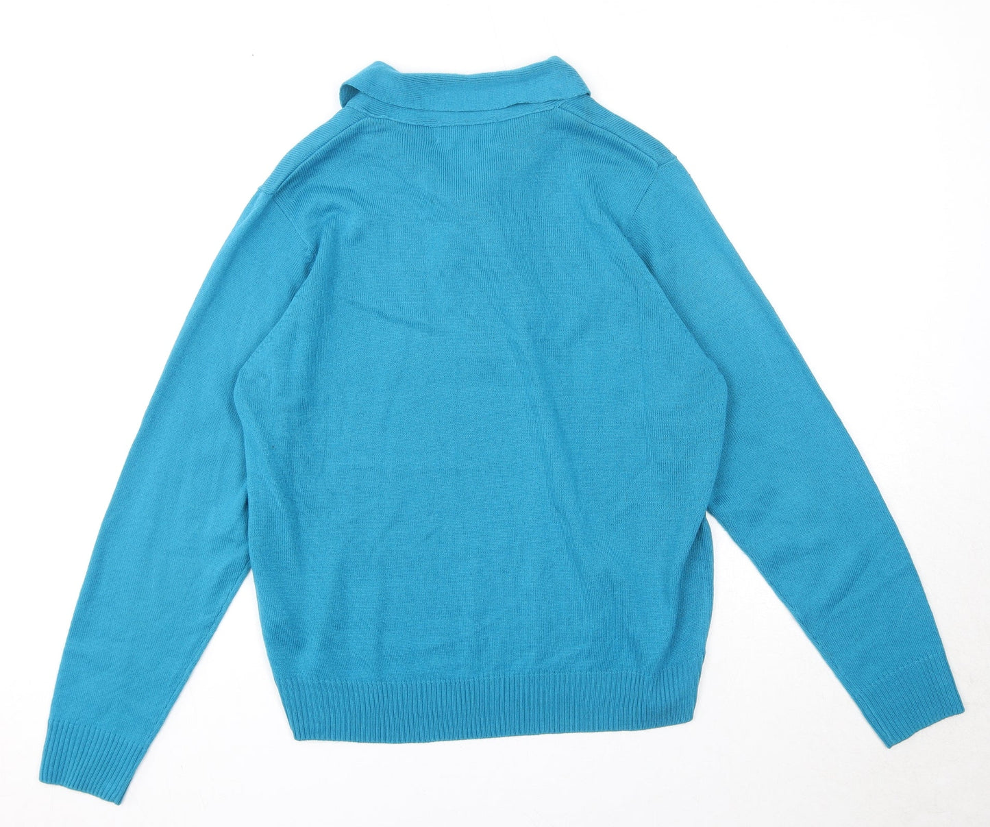 Womens UK Size 14 EWM Blue Pullover Jumper