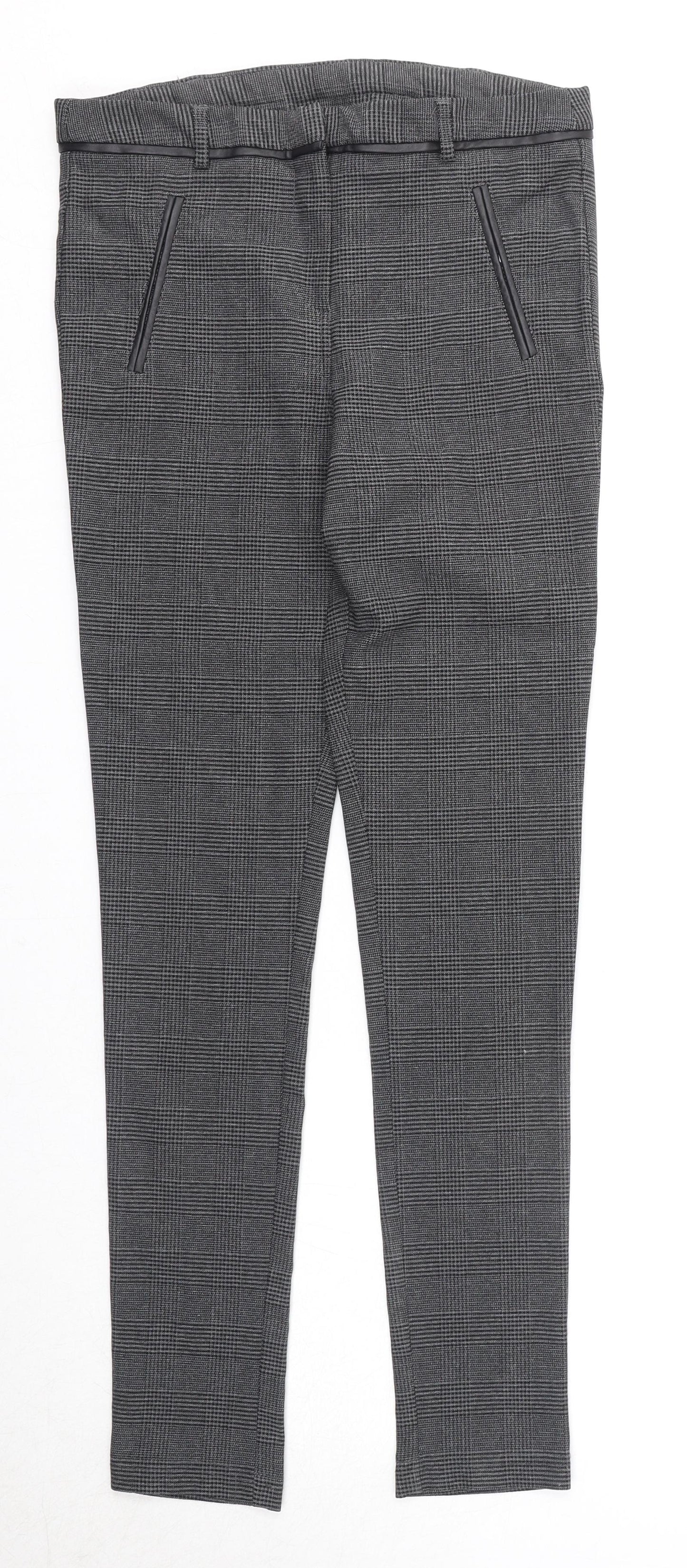 Womens UK Size 8 Dorothy Perkins Regular Fit  Black Trousers