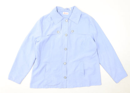 Womens UK Size 16 Slimma Blue Jacket
