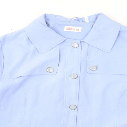 Womens UK Size 16 Slimma Blue Jacket