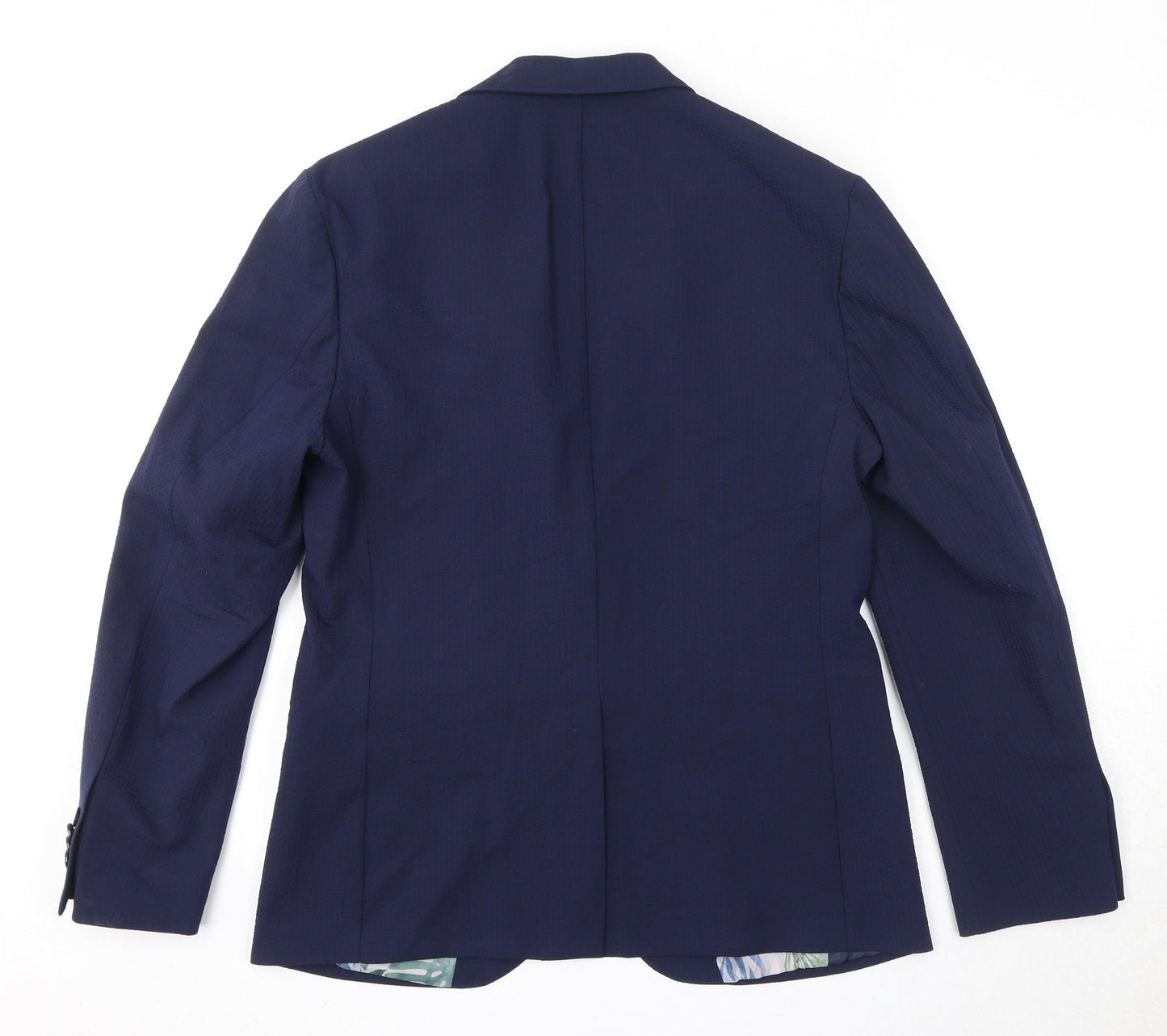 Mens UK Size 38 Marks and Spencer Regular Blue Suit Jacket