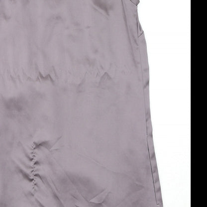 NEXT Womens Purple Polyester Shift Size 10 Boat Neck Pullover