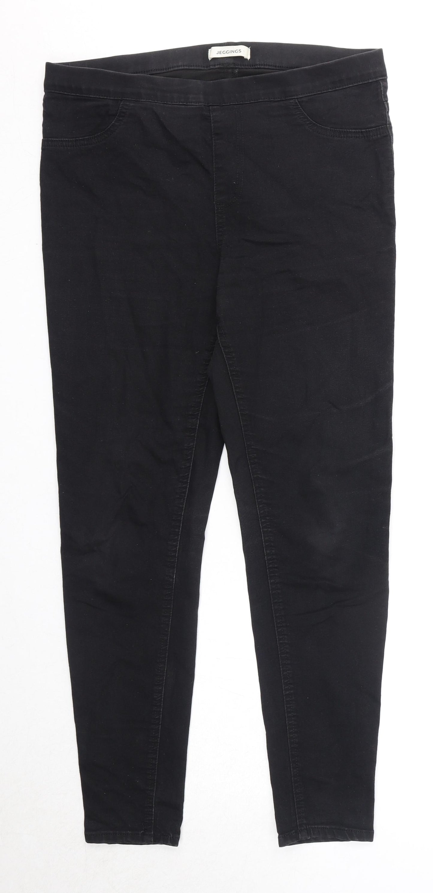 Womens UK Size 14 Marks and Spencer Regular Fit Jegging Black Jeans