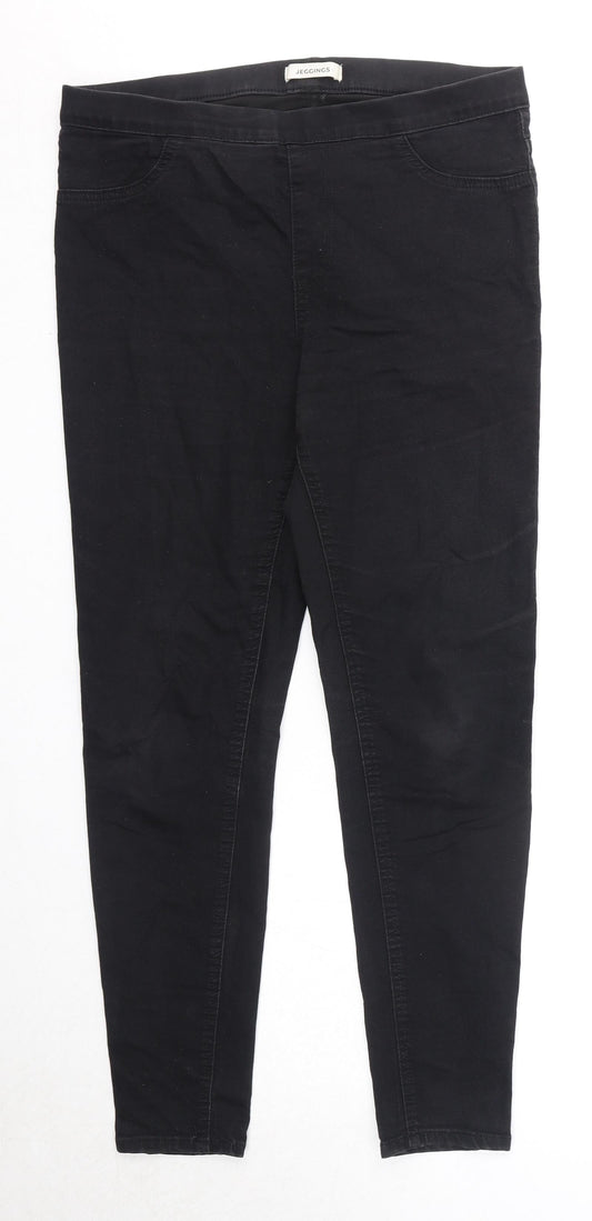 Womens UK Size 14 Marks and Spencer Regular Fit Jegging Black Jeans
