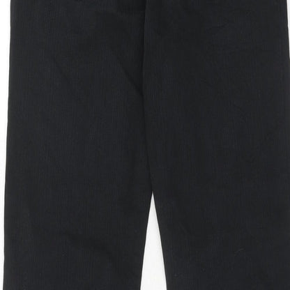 NEXT Womens Black Cotton Straight Jeans Size 32 in Regular Zip