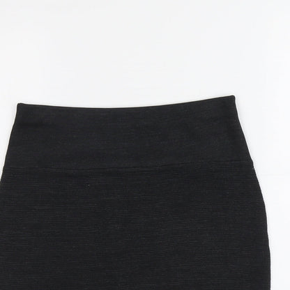 Marks and Spencer Womens Grey Acrylic A-Line Skirt Size 10