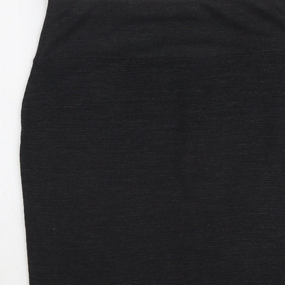 Marks and Spencer Womens Grey Acrylic A-Line Skirt Size 10