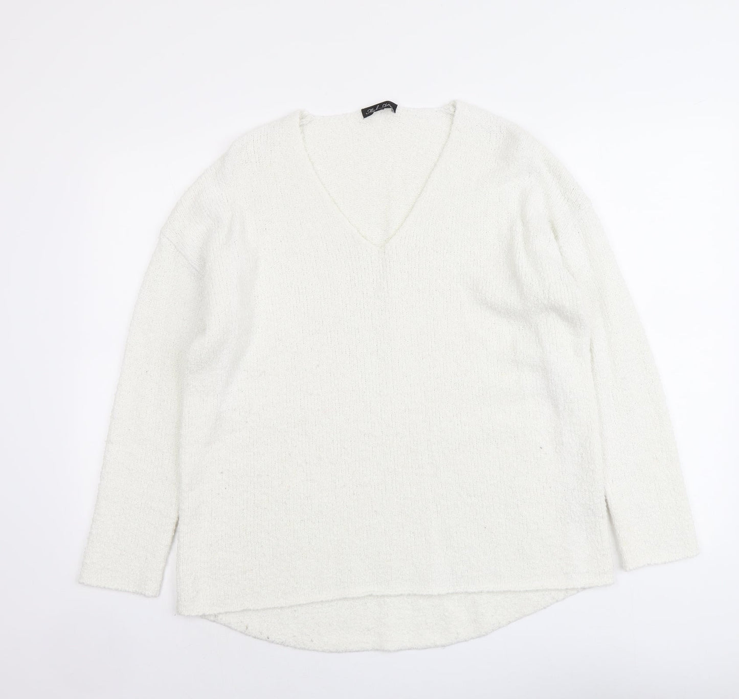 Womens UK Size XS Micha Lounge White Pullover Jumper