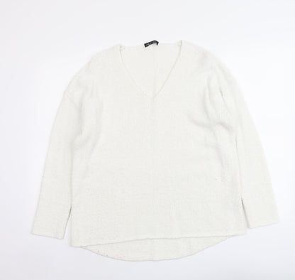 Womens UK Size XS Micha Lounge White Pullover Jumper