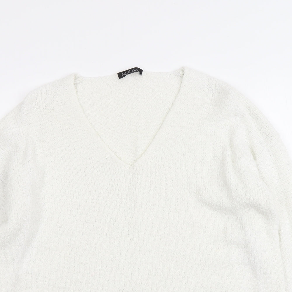Womens UK Size XS Micha Lounge White Pullover Jumper