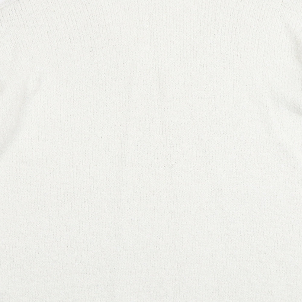 Womens UK Size XS Micha Lounge White Pullover Jumper