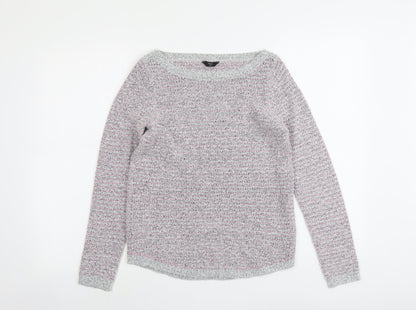 Womens UK Size 10 M&Co Grey Pullover Jumper
